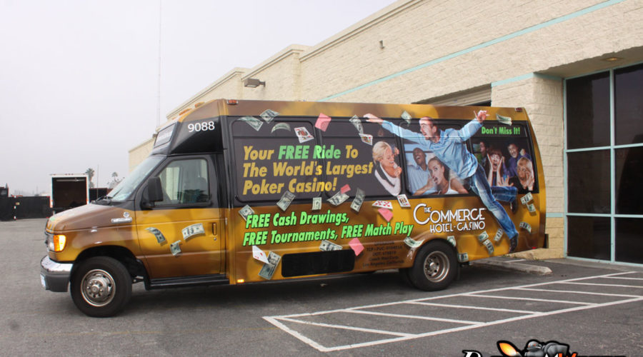 Casino Shuttle Bus Wrap