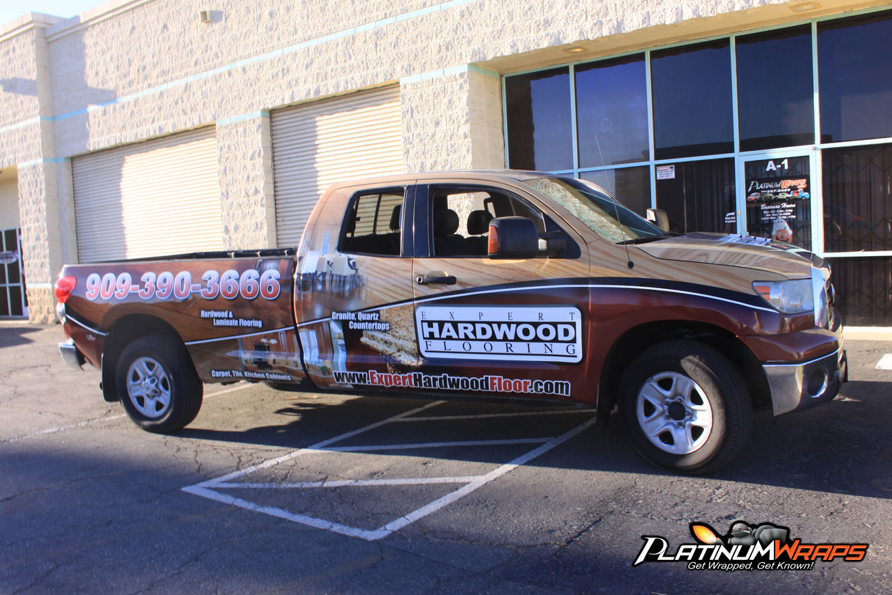 hardwood-flooring-truck-wrap - Platinum Wraps