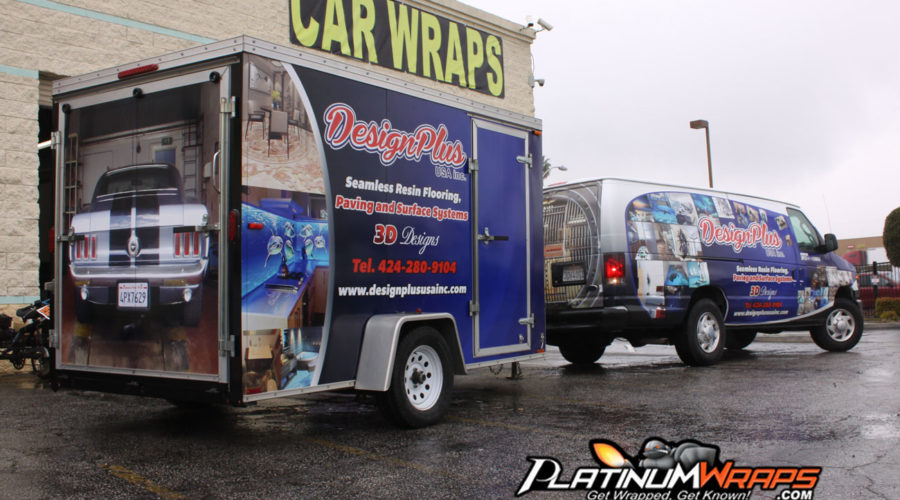 Van and Trailer Wrap