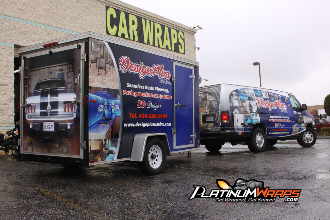 Flooring Trailer and Van Wrap - Platinum Wraps San Bernardino