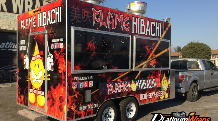 Hibachi Food Truck Wrap