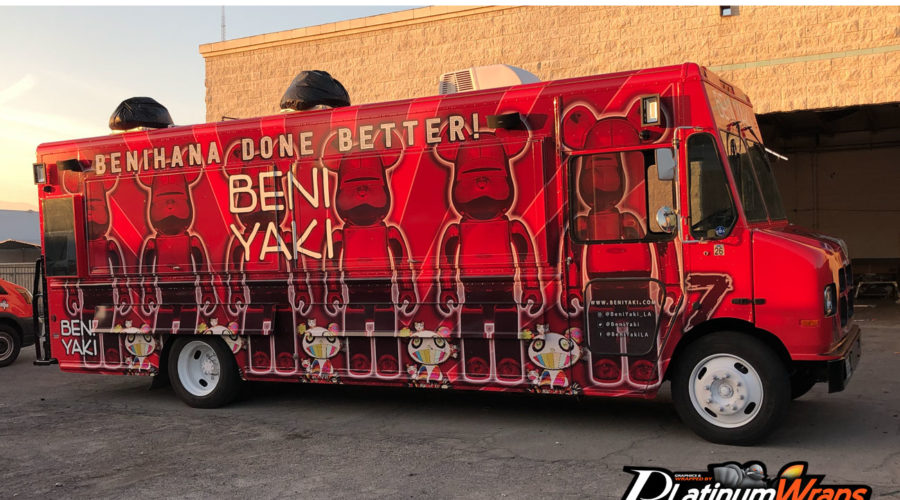 Hibachi Food Truck Wrap