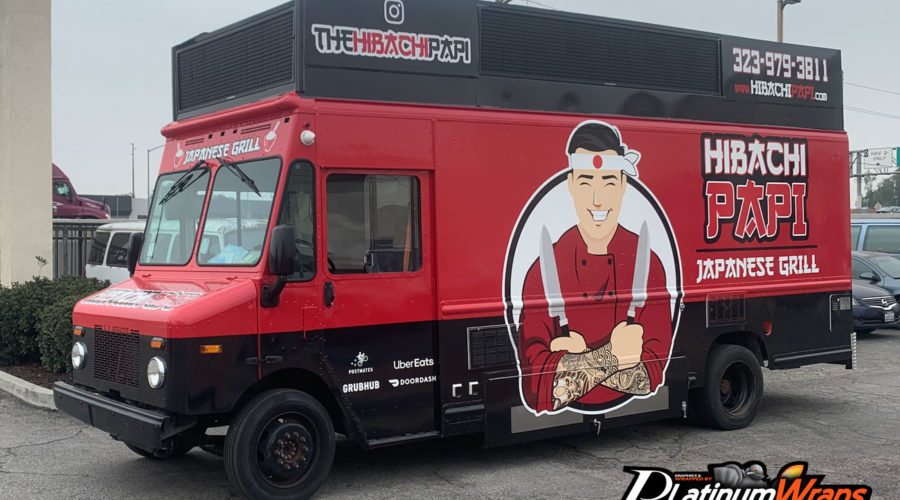 Hibachi Food Truck Wrap