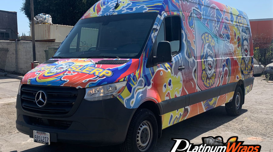 Mercedes Sprinter Slushie Van Wrap