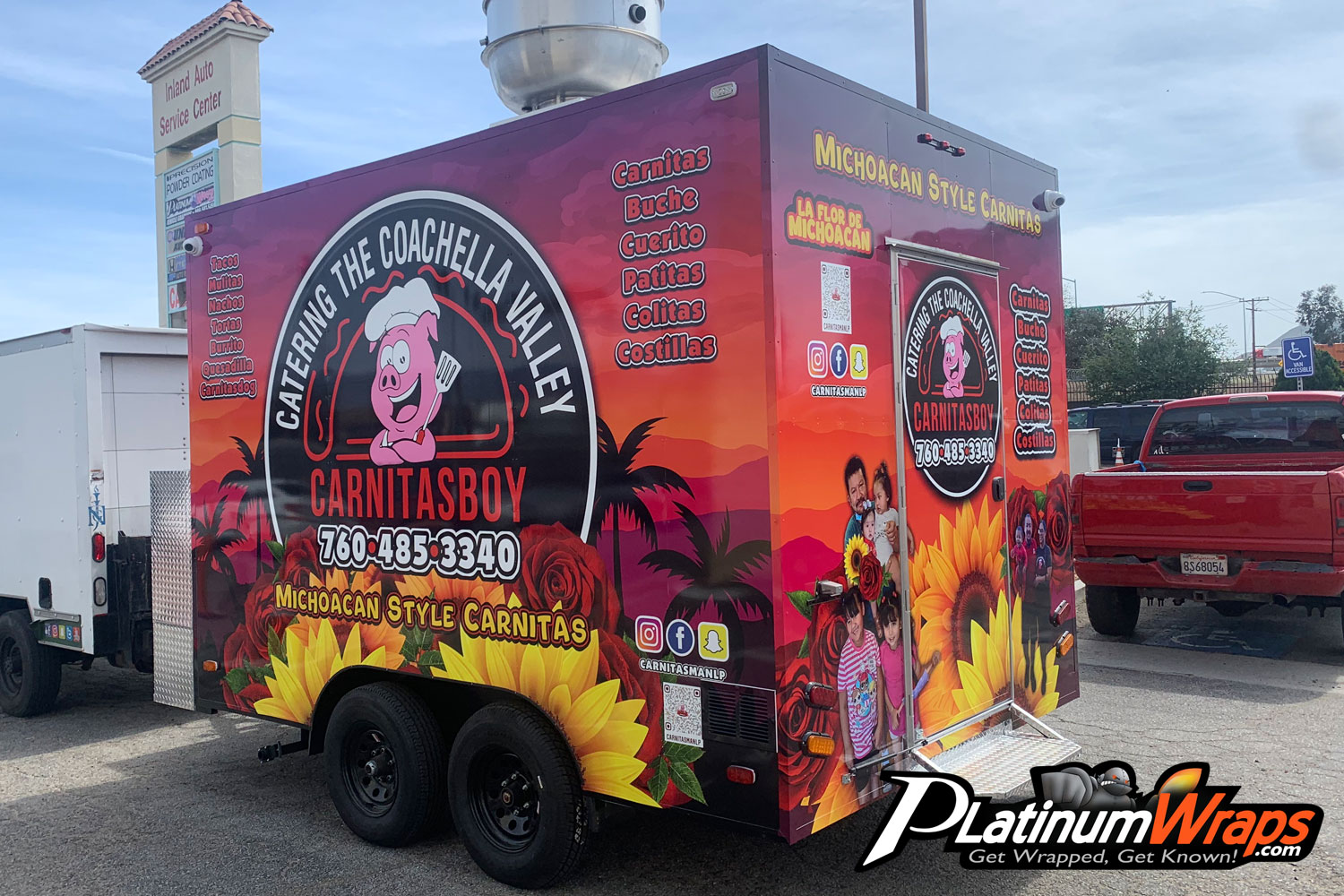 Carnitas Food Trailer Wrap Platinum Wraps San Bernardino