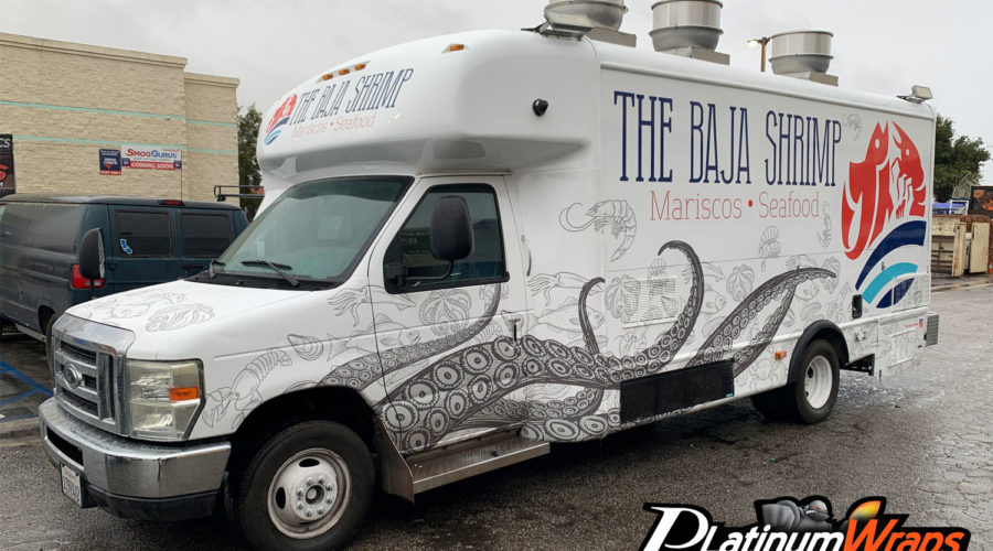 Mariscos Food Truck Wrap