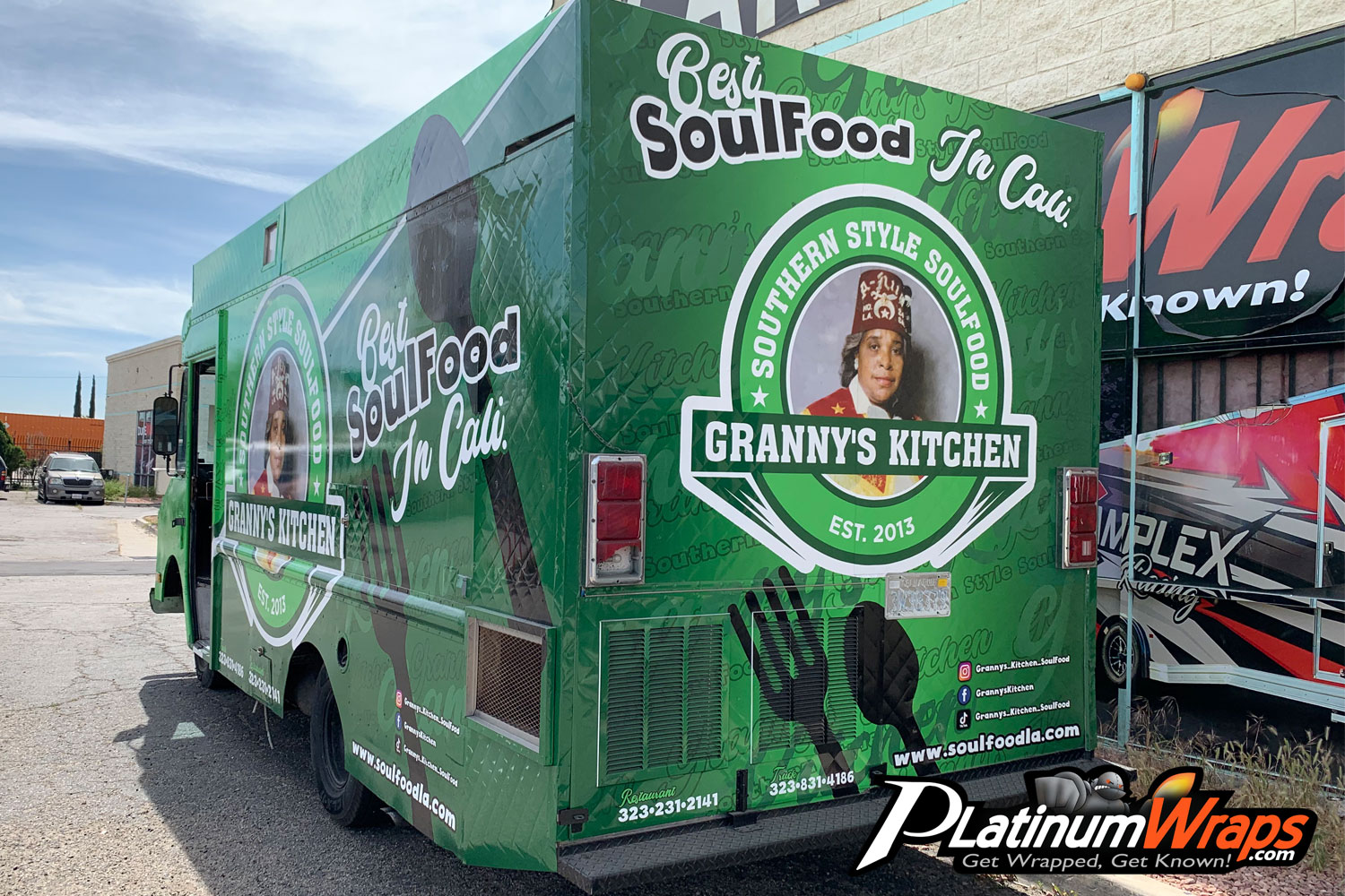 Soulfood Food Truck Wrap - Platinum Wraps San Bernardino