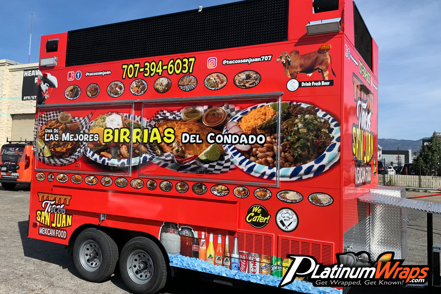 Mexican Food Truck Wrap Platinum Wraps San Bernardino 