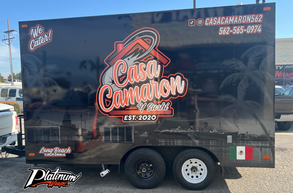 Camaron Food Trailer Wrap