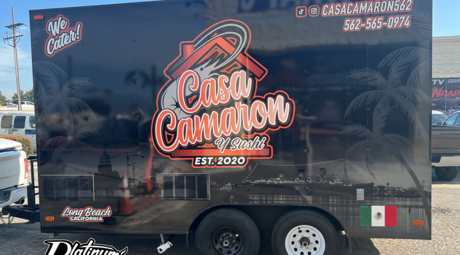 Camaron Food Trailer Wrap