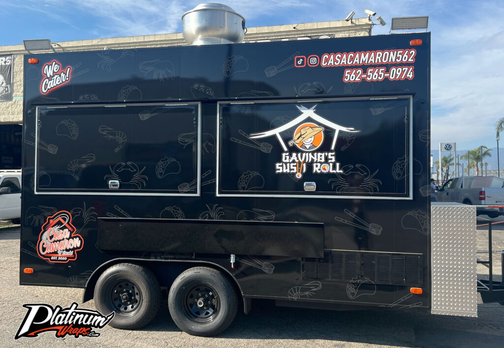 Camaron Food Trailer Wrap