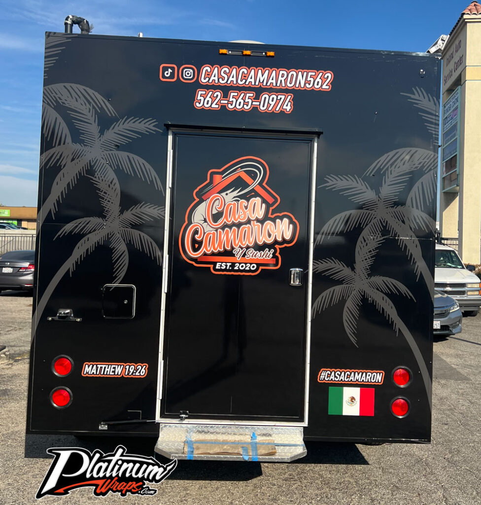 Camaron Food Trailer Wrap