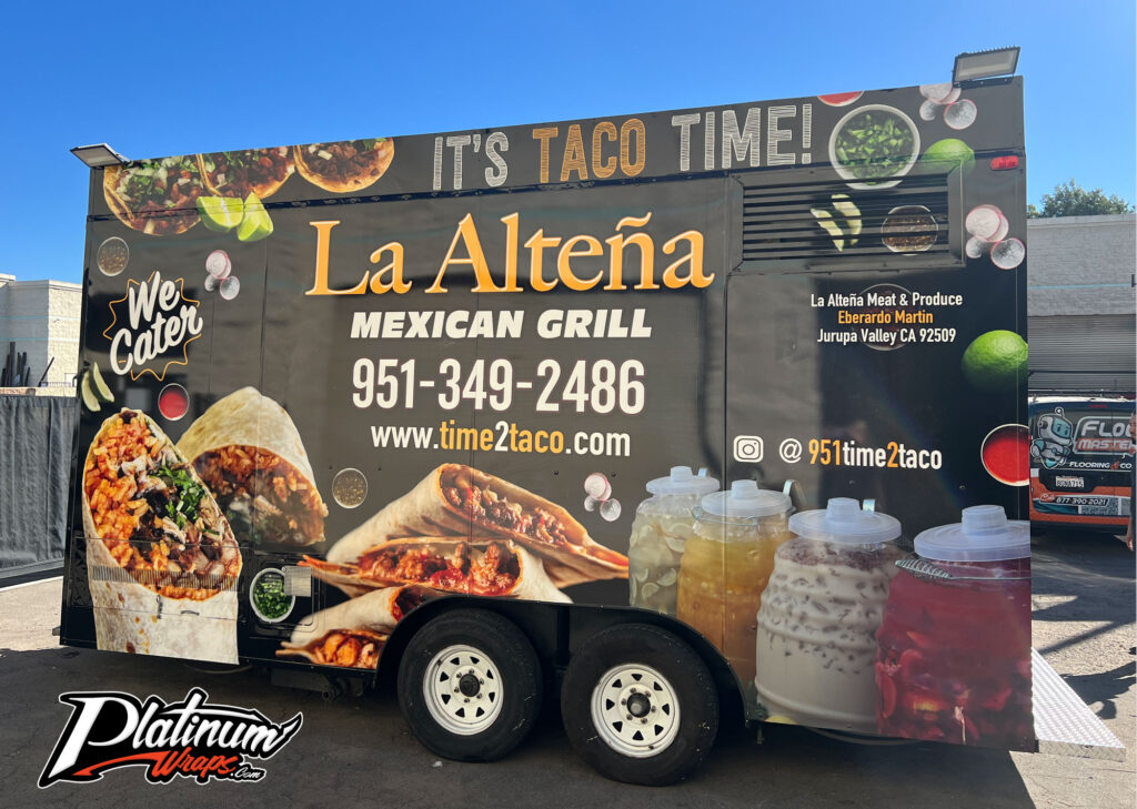 Food Trailer Wrap