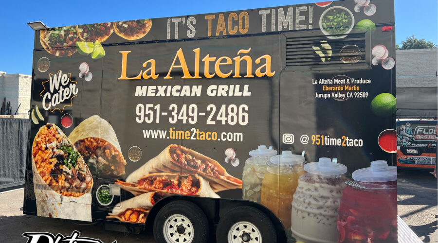 Food Trailer Wrap