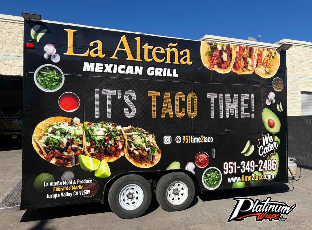 Food Trailer Wrap