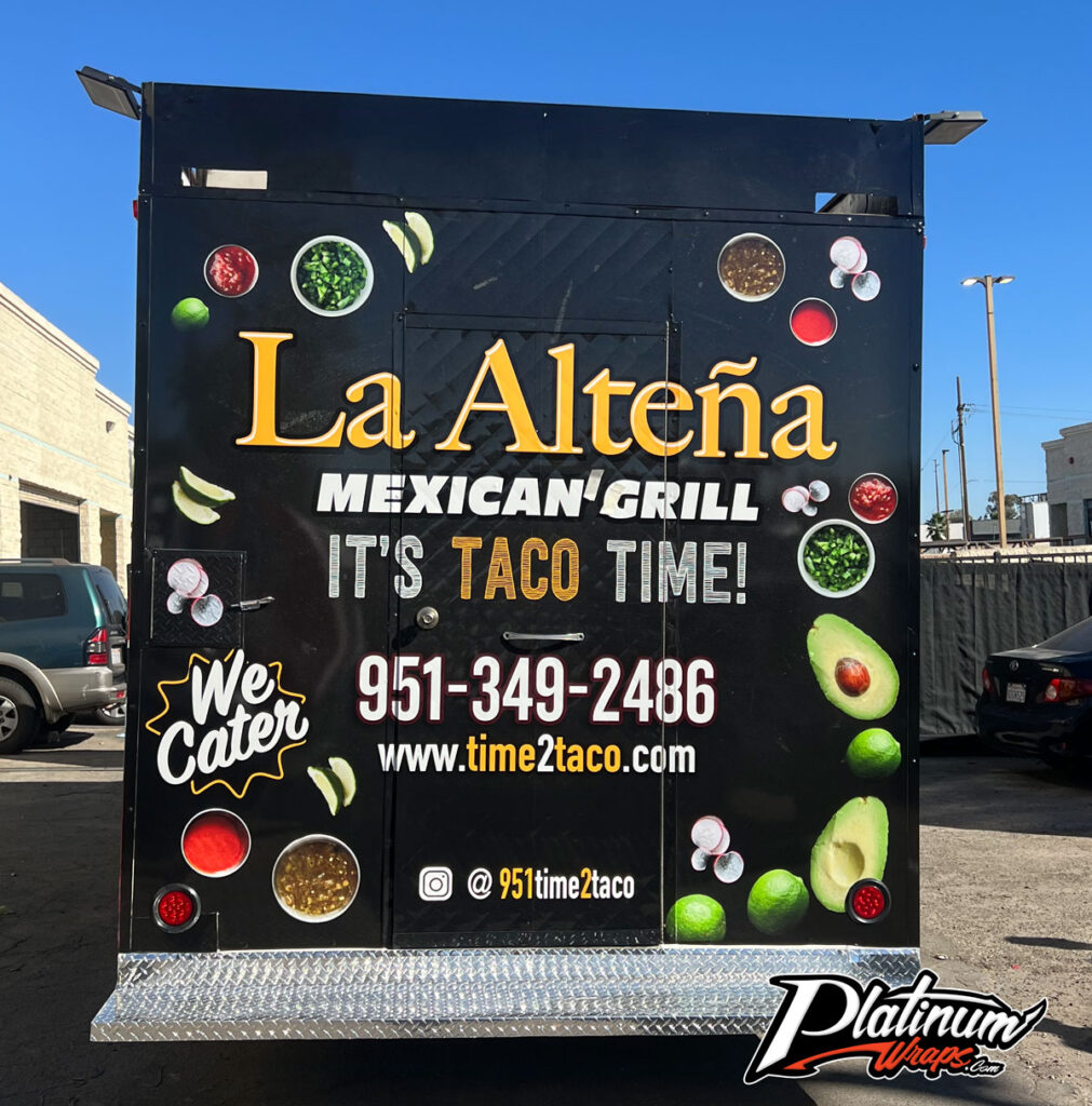 Food Trailer Wrap