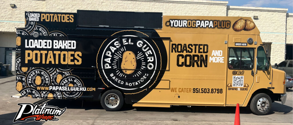 Potato Food Truck Wrap