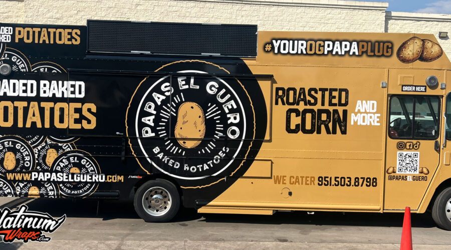 Potato Food Truck Wrap