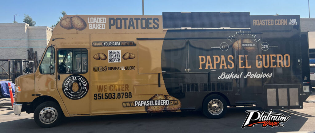 Potato Food Truck Wrap