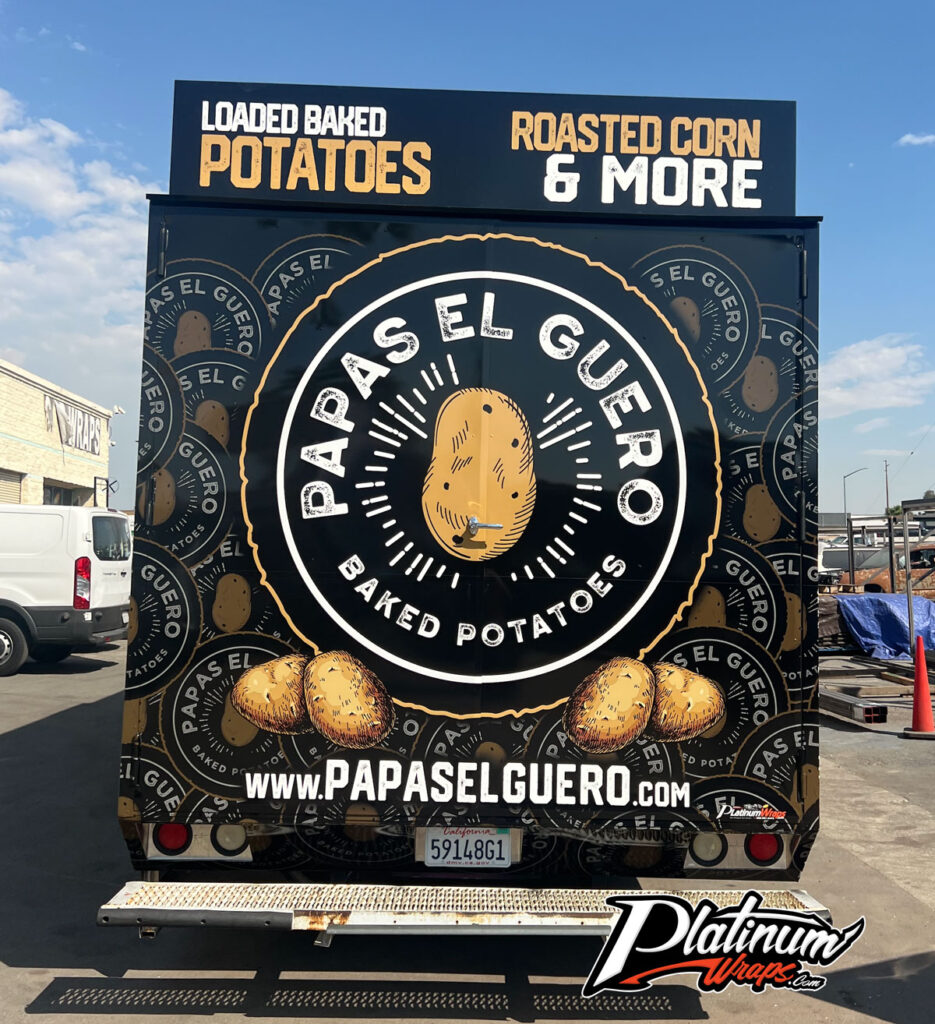 Potato Food Truck Wrap