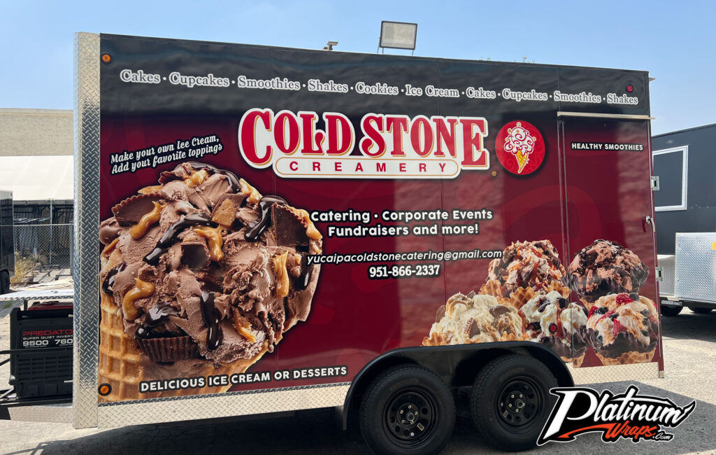 Ice Cream Trailer Wrap