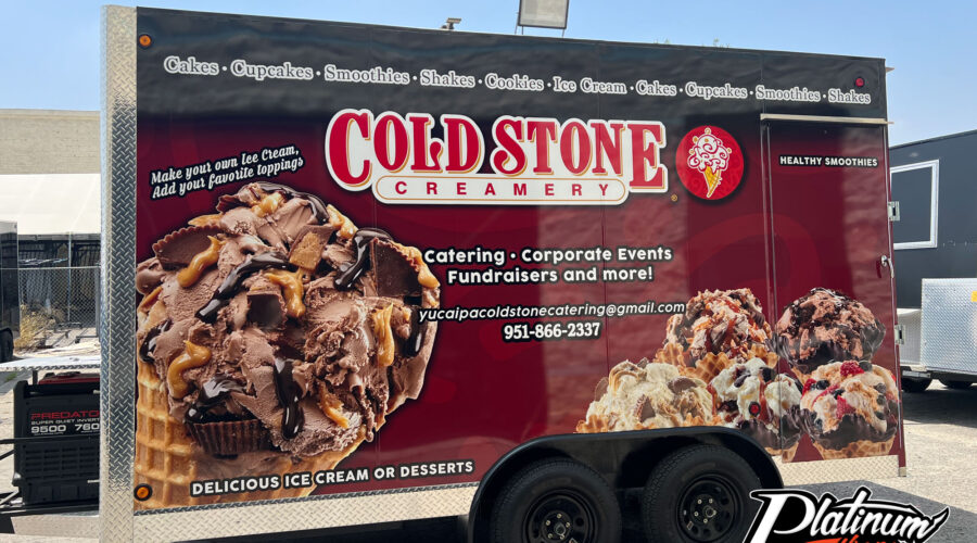 Ice Cream Trailer Wrap