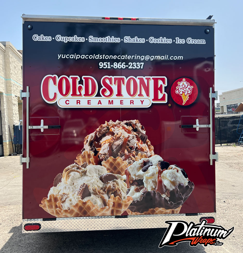 Ice Cream Trailer Wrap