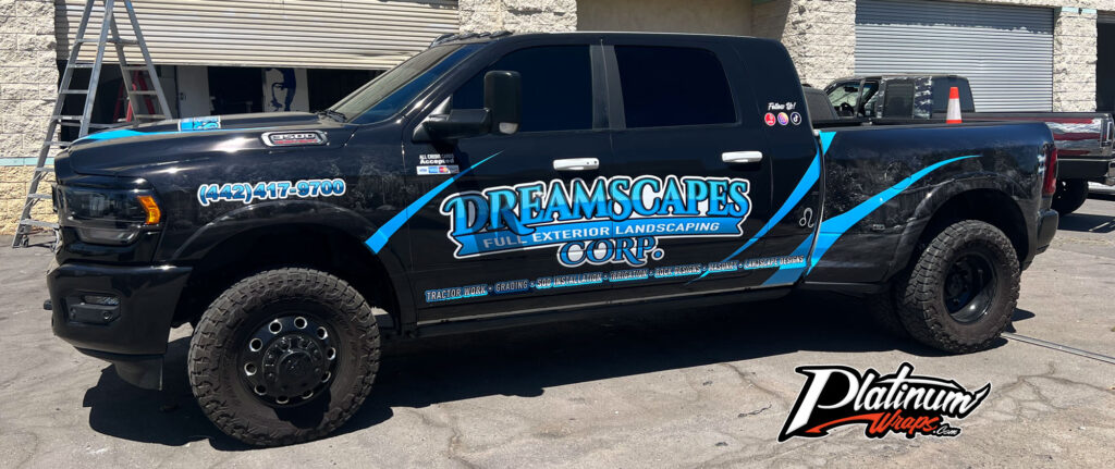 Landscape truck Wrap