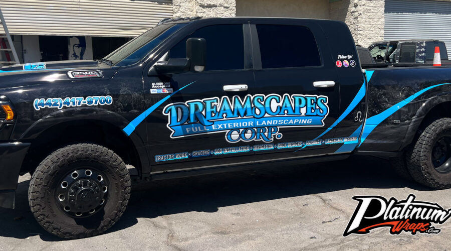 Landscape truck Wrap