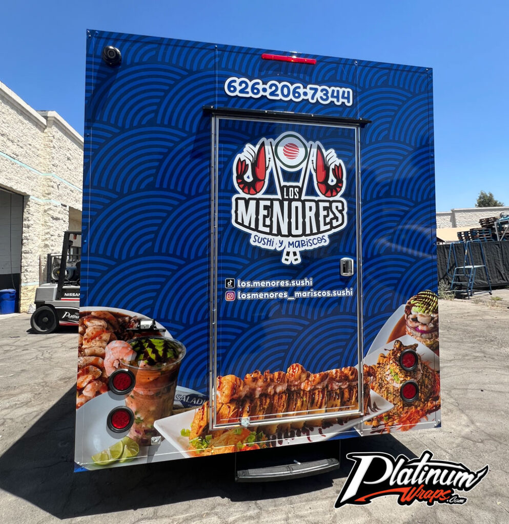 Mariscos Food Trailer Wrap