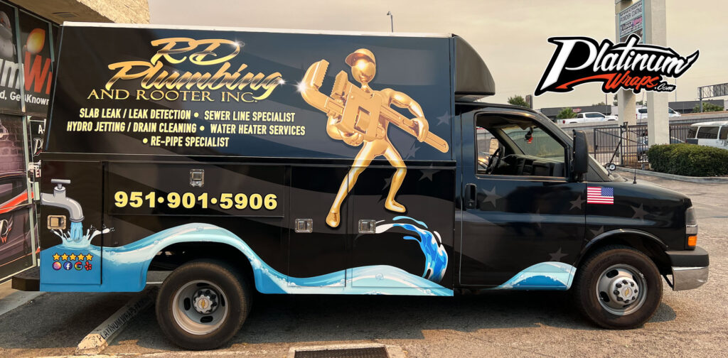 Plumbing Van Wrap