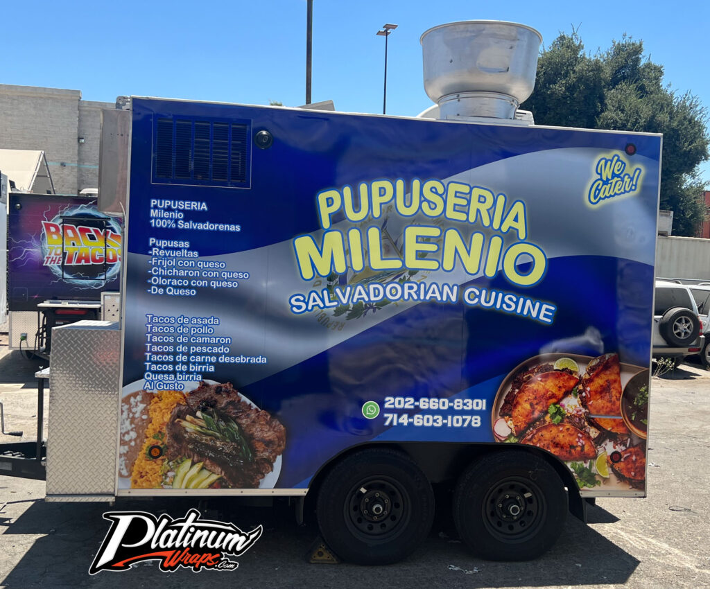 Pupuseria Trailer Wrap