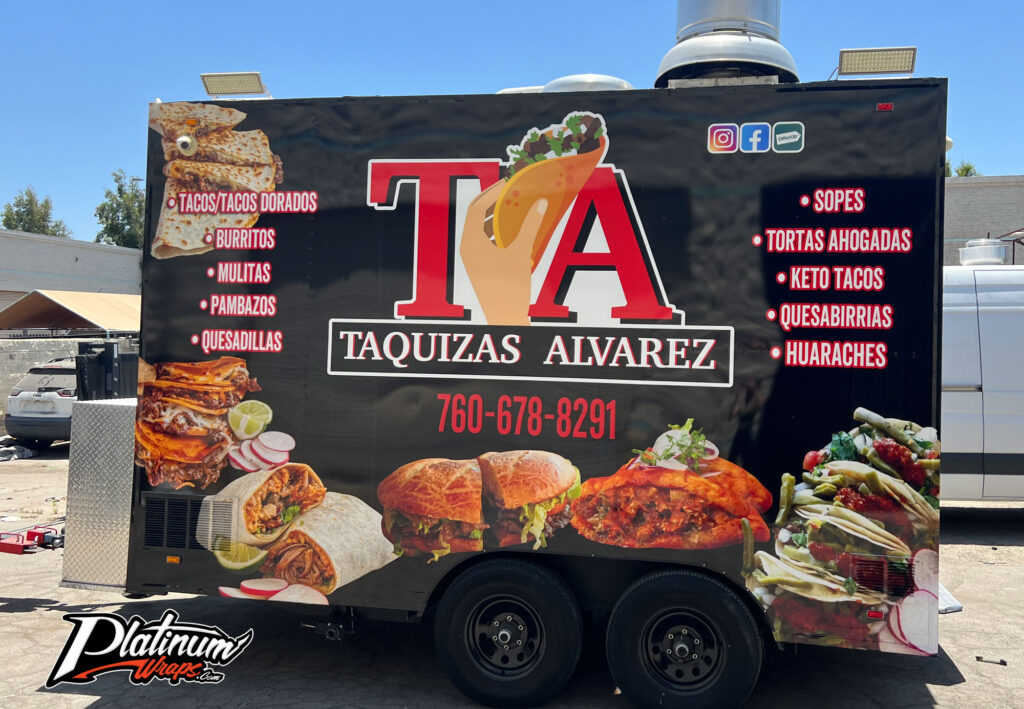 Taco Trailer Wrap