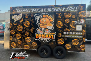 Burger Food Trailer Wrap