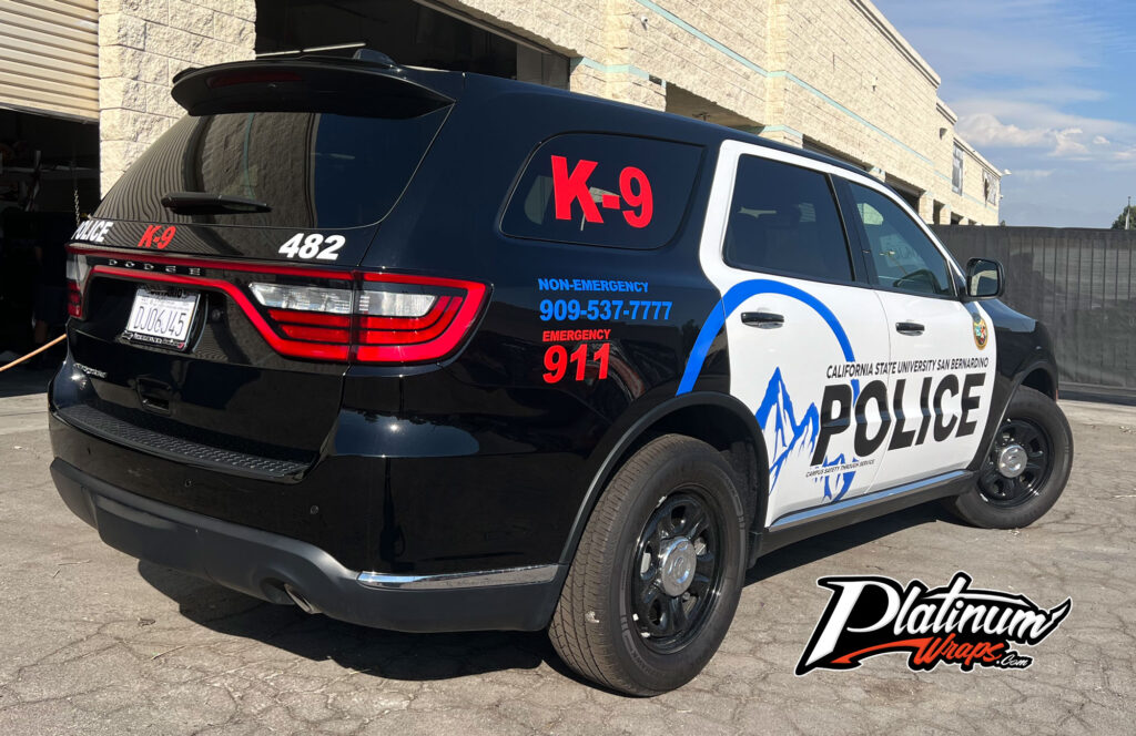 Police Car Wrap