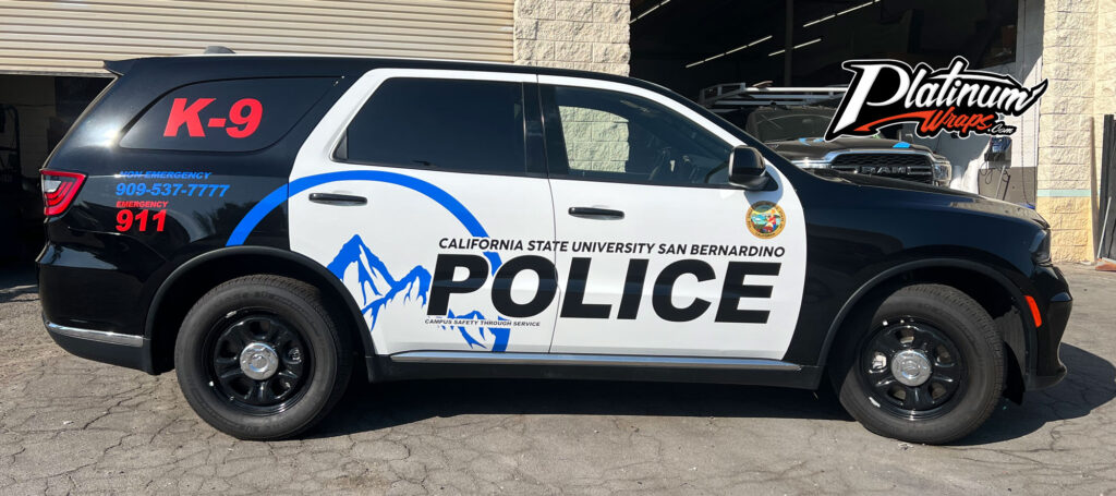 Police Car Wrap