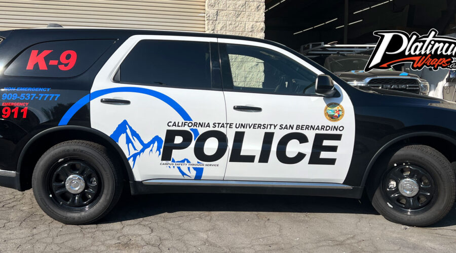 Police Car Wrap