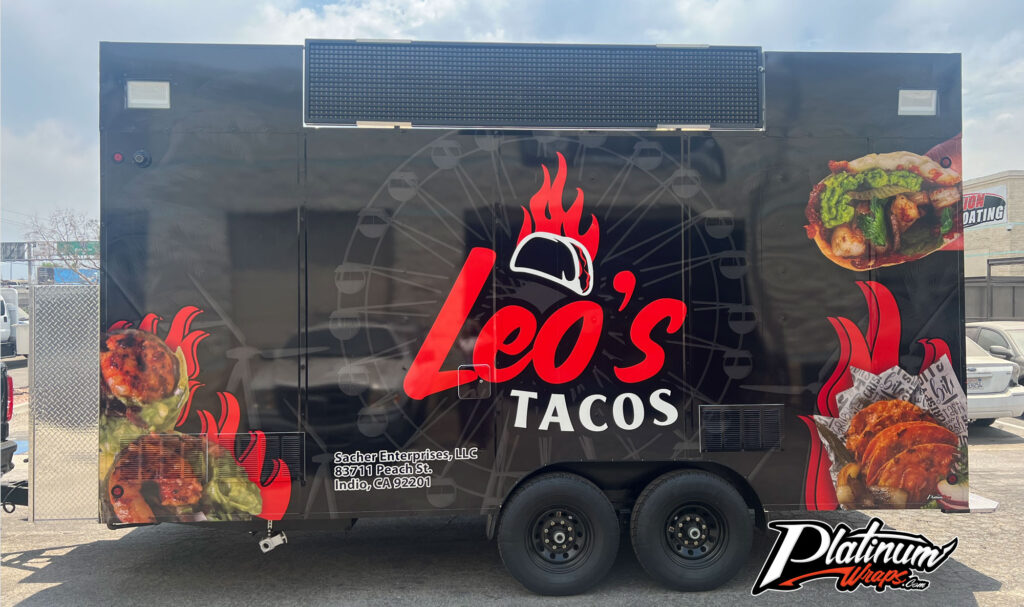 Taco Trailer Wrap