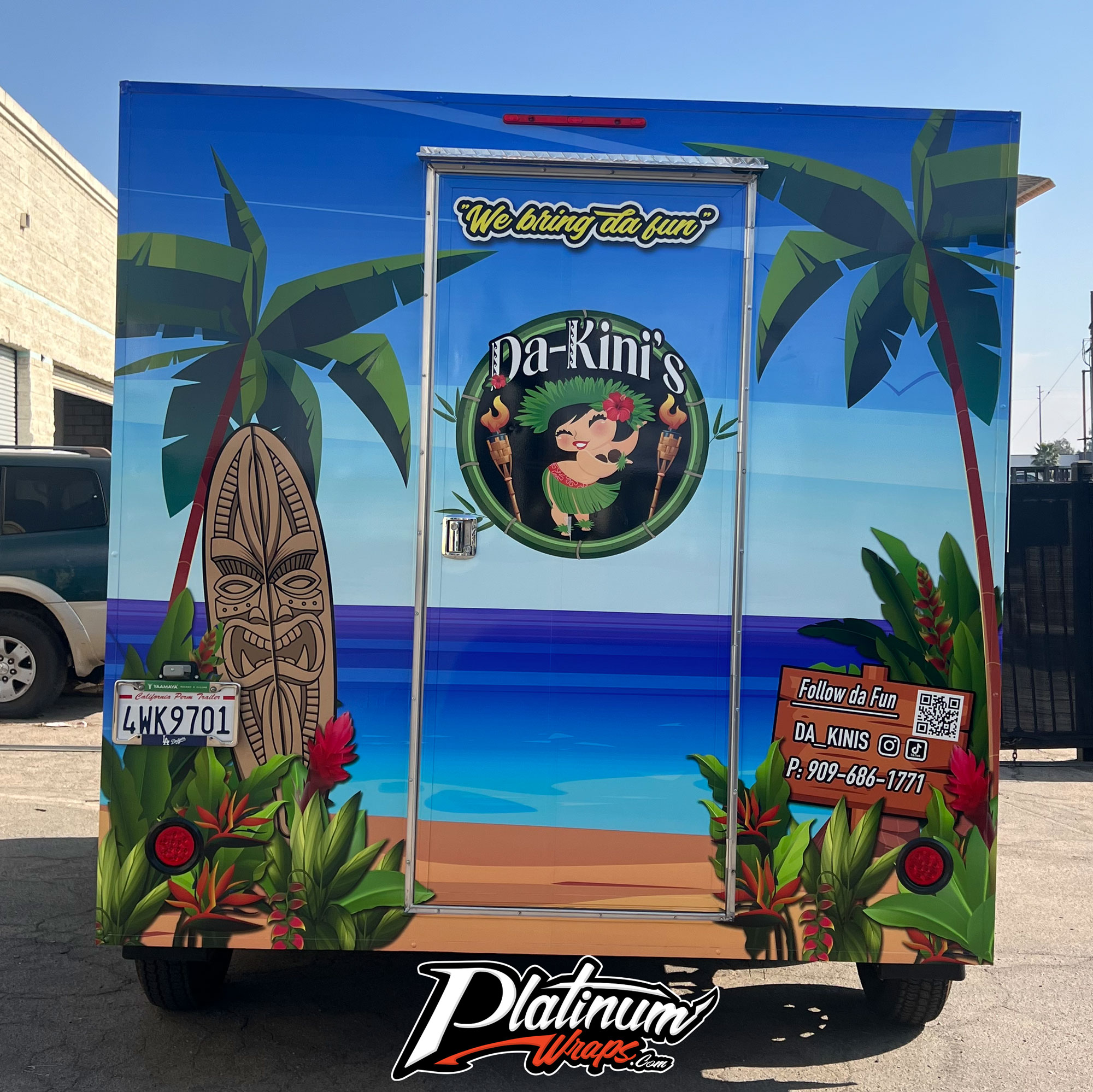 Hawaiian Trailer Wrap