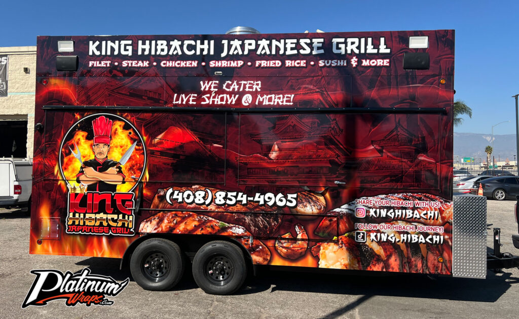 Hibachi Trailer Wrap