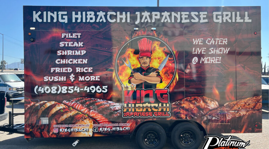 Hibachi Trailer Wrap